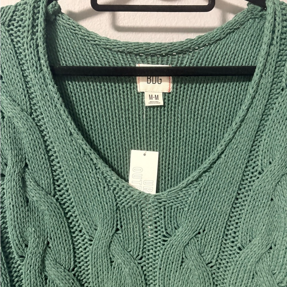 NWT Urban Outfitters BDG Skylar Oversized Cable Knit Pullover Sweater. Size Med - Picture 5 of 8